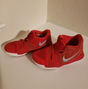 Toddler red tennis shoes